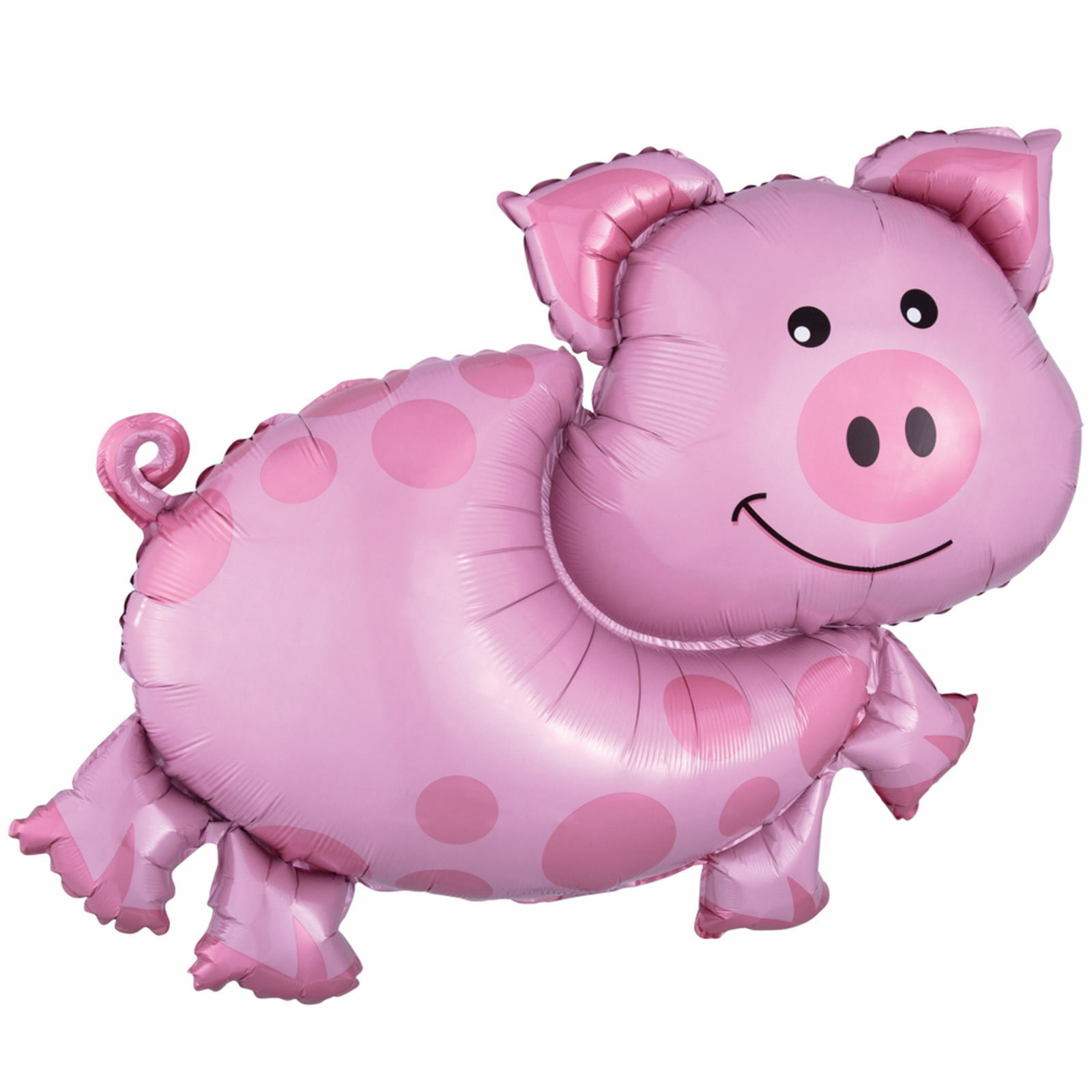 Pink Pig Supershape Foil Helium Balloon 89cm