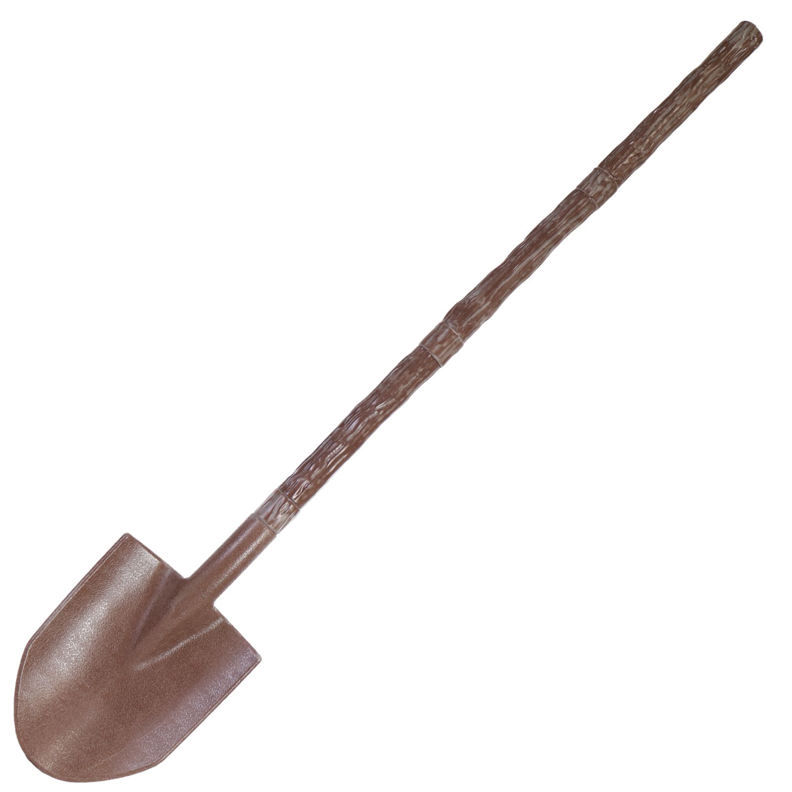 Rusty Brown Plastic Shovel 1.47m