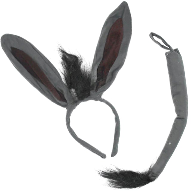 Kids Funny Animal Costume Donkey Set Tutu And Ear Headband, Bow