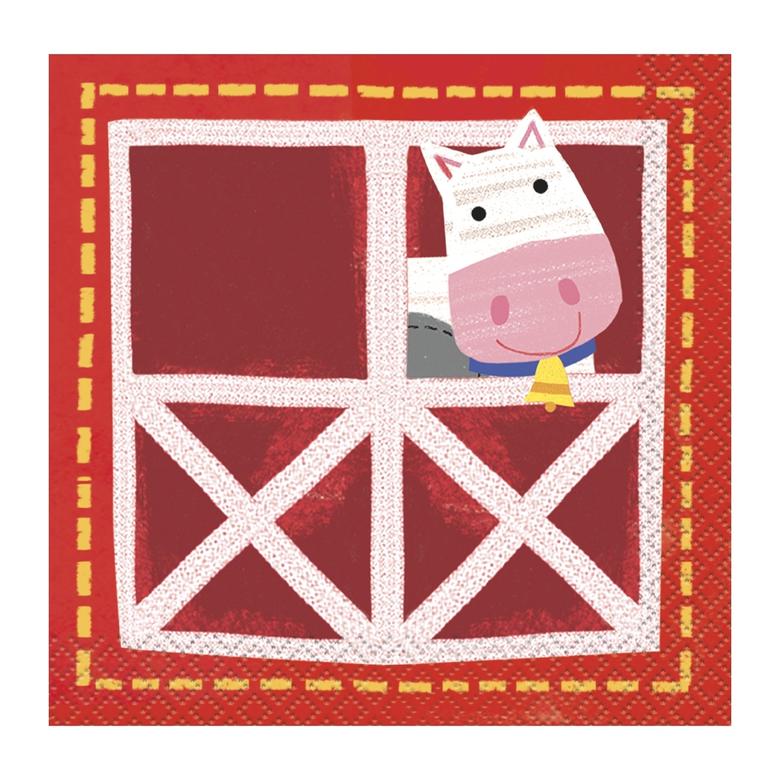 Farm Party Small Napkins / Serviettes (Pack of 16)