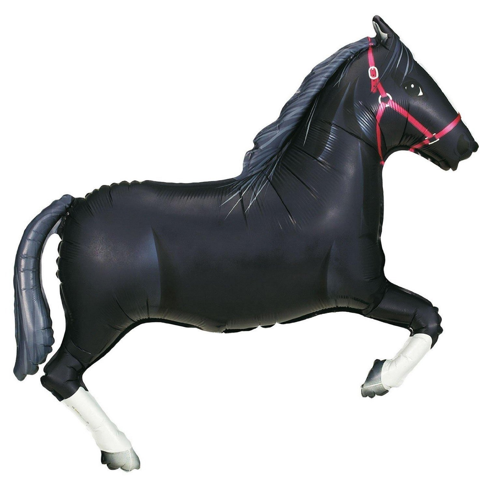 Black Horse Supershape Jumbo Helium Balloon 109cm