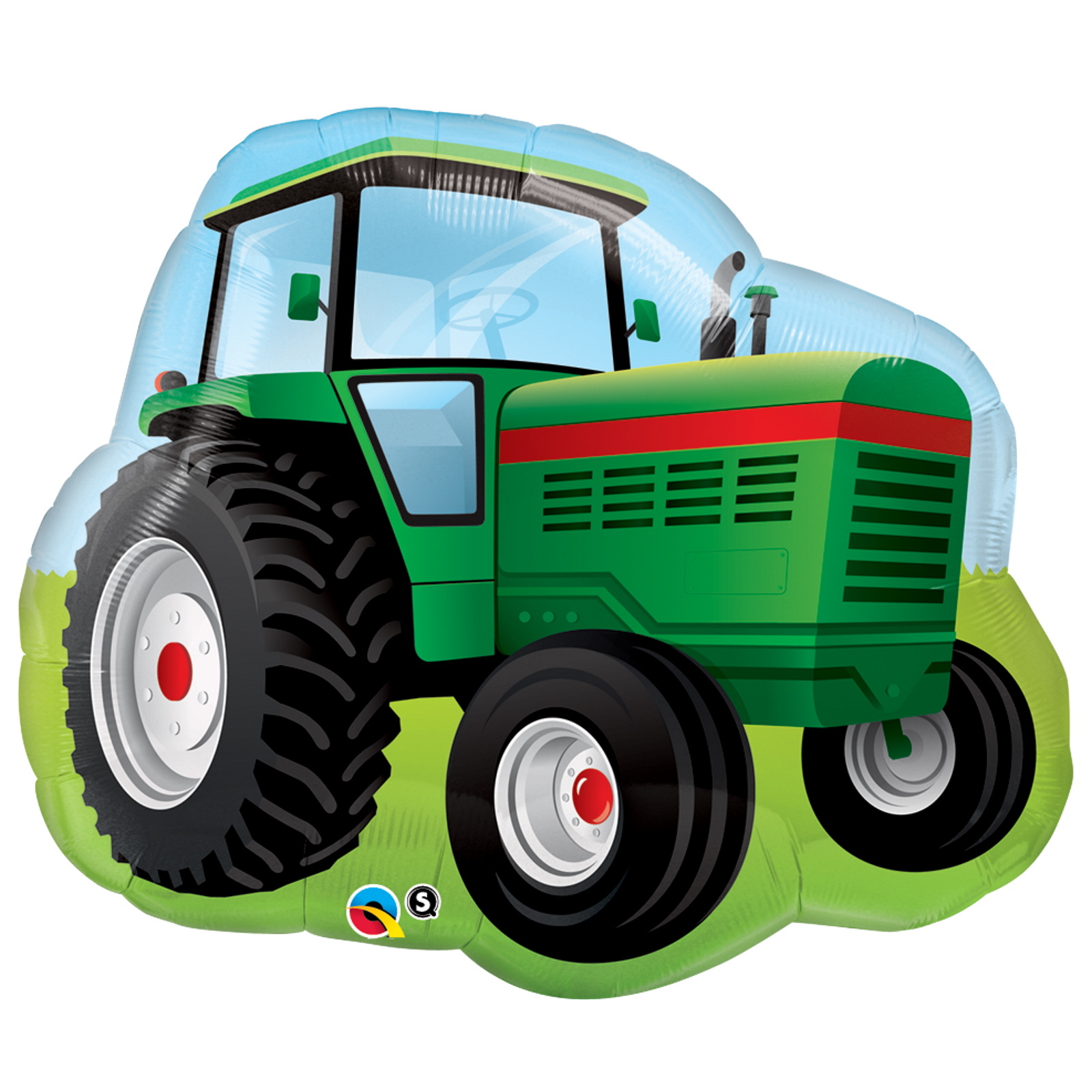 Farm Tractor Supershape Jumbo Helium Balloon 86cm 