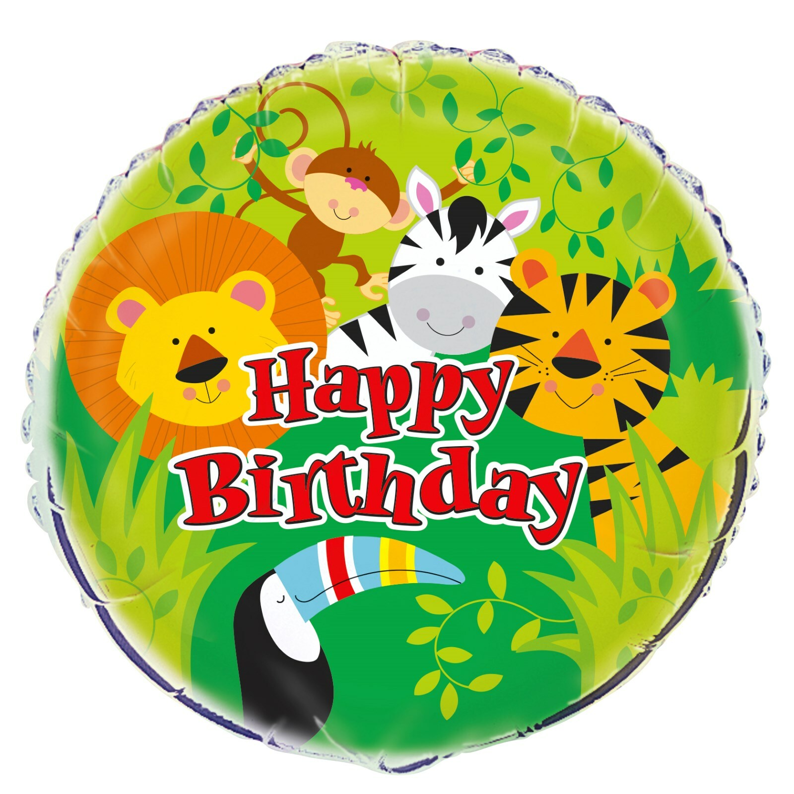 Animal Jungle Helium Balloon