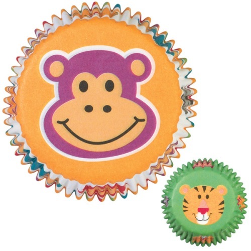 Jungle Pals Cupcake Baking Cups (Pack of 75)