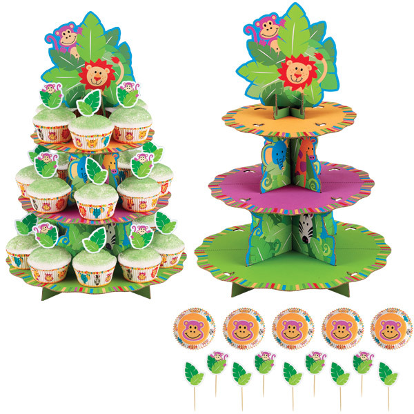 Jungle Pals Cupcake Stand Kit