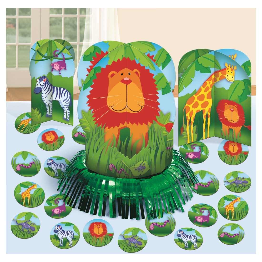 Jungle Animals Table Decorating Kit