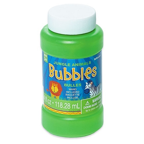 Jungle Animals Bubble Bottle