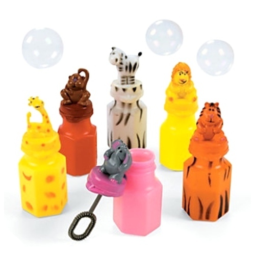 Zoo Animal Bubble Bottle