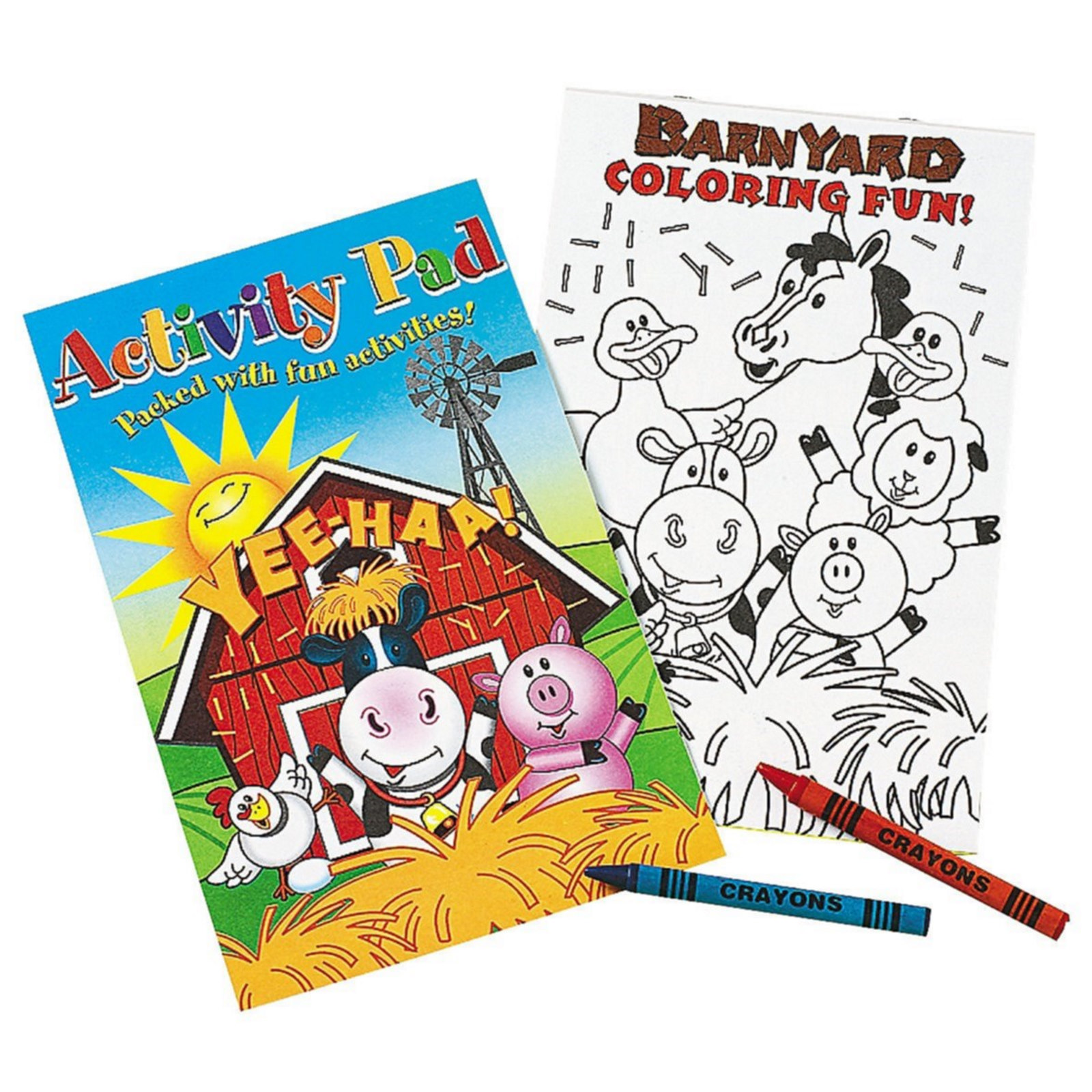 Farm Animal Acitivty Pads (Pack of 12)