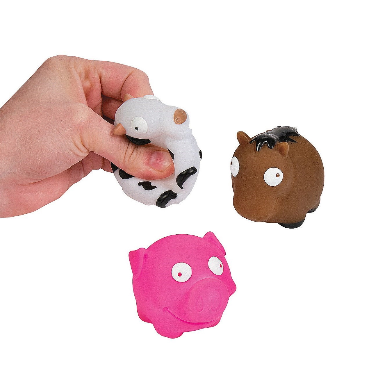 Farm Animal Water Squirts (Pack of 12)