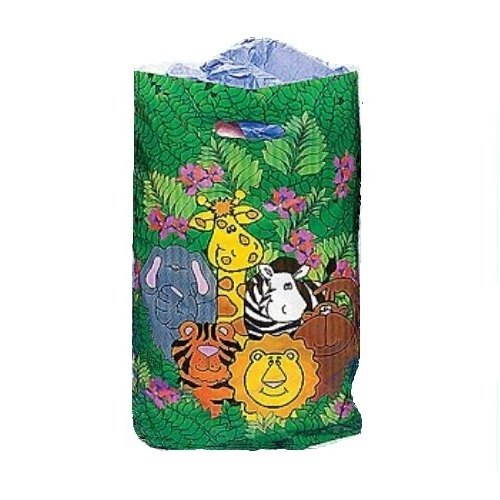 Zoo Animal Jumbo Size Lolly/Treat Bags (Pack of 8)