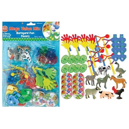 Barnyard Animals Mega Value Favour Pack