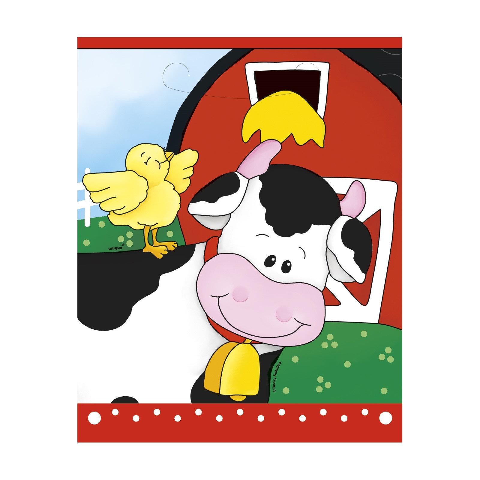 Farm Friends Lolly/Treat Bags (Pack of 8)