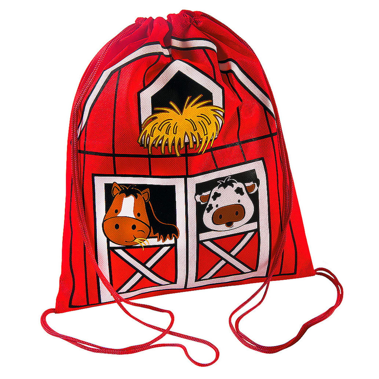 Barnyard Drawstring Bags (Pack of 12)