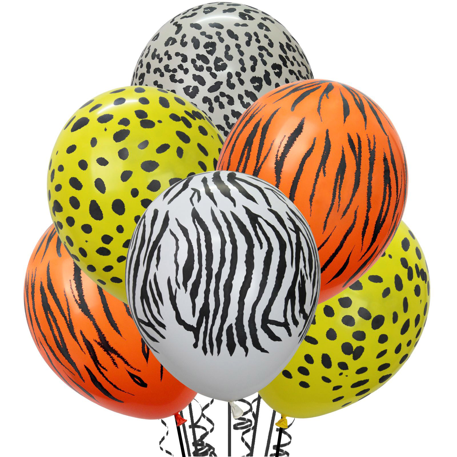 Sempertex All Over Animal Print Balloons (Pack of 12)