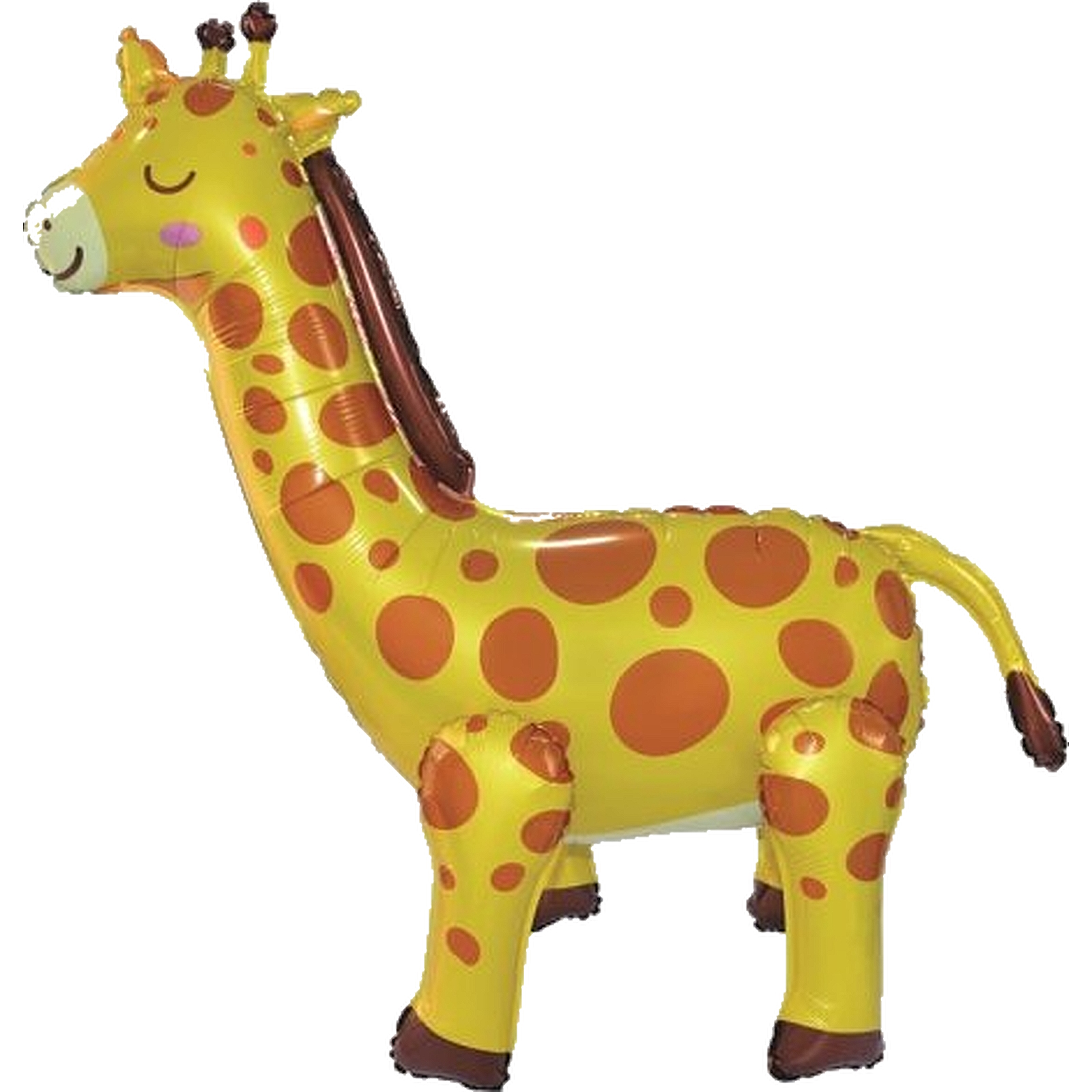 Standing Airz Giraffe Air Fill Foil Balloon 71cm