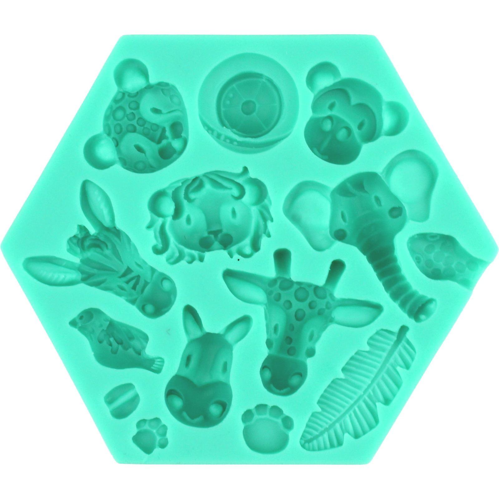 Jungle Animal Silicone Mould