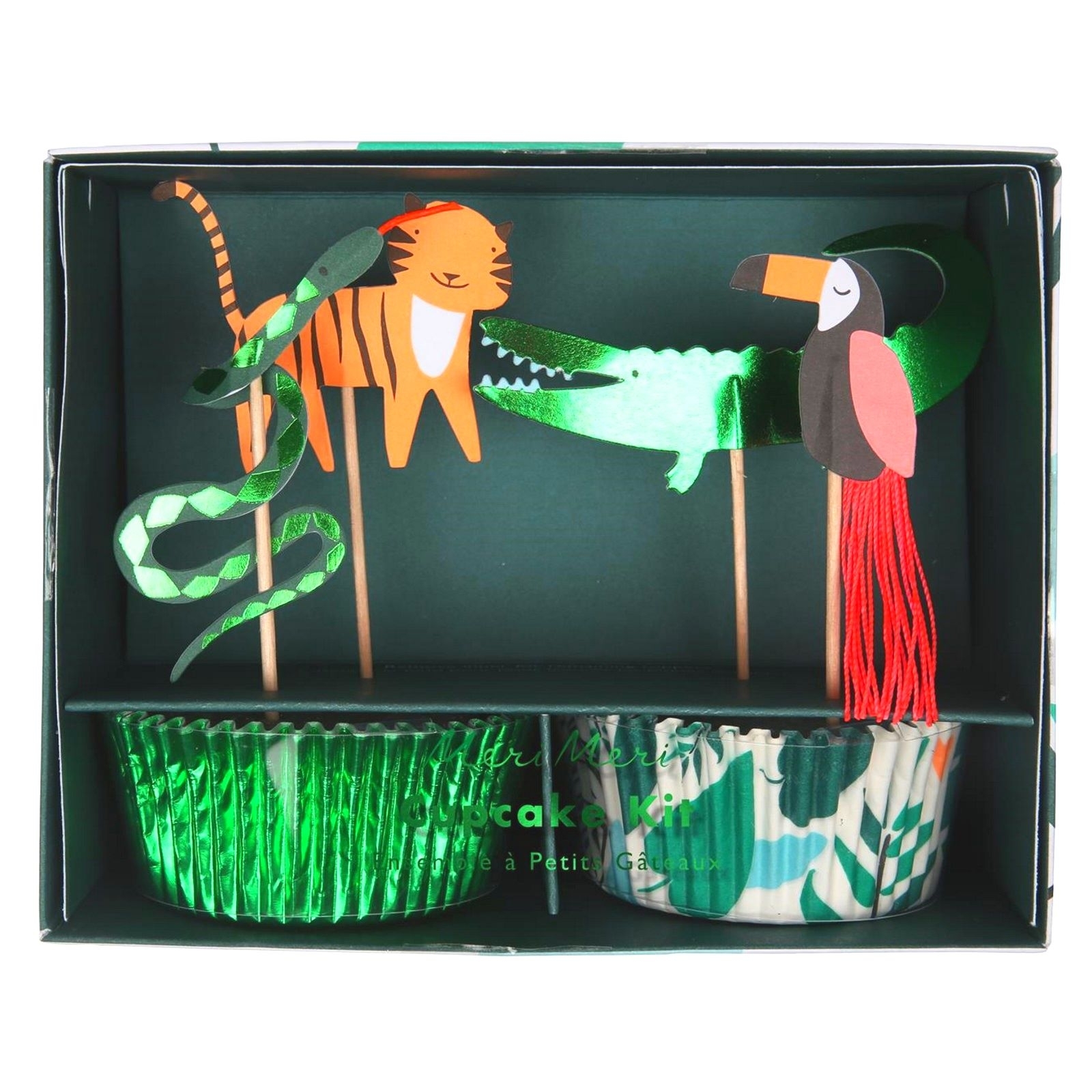 Meri Meri Jungle Cupcake Decorating Kit (Set of 24)