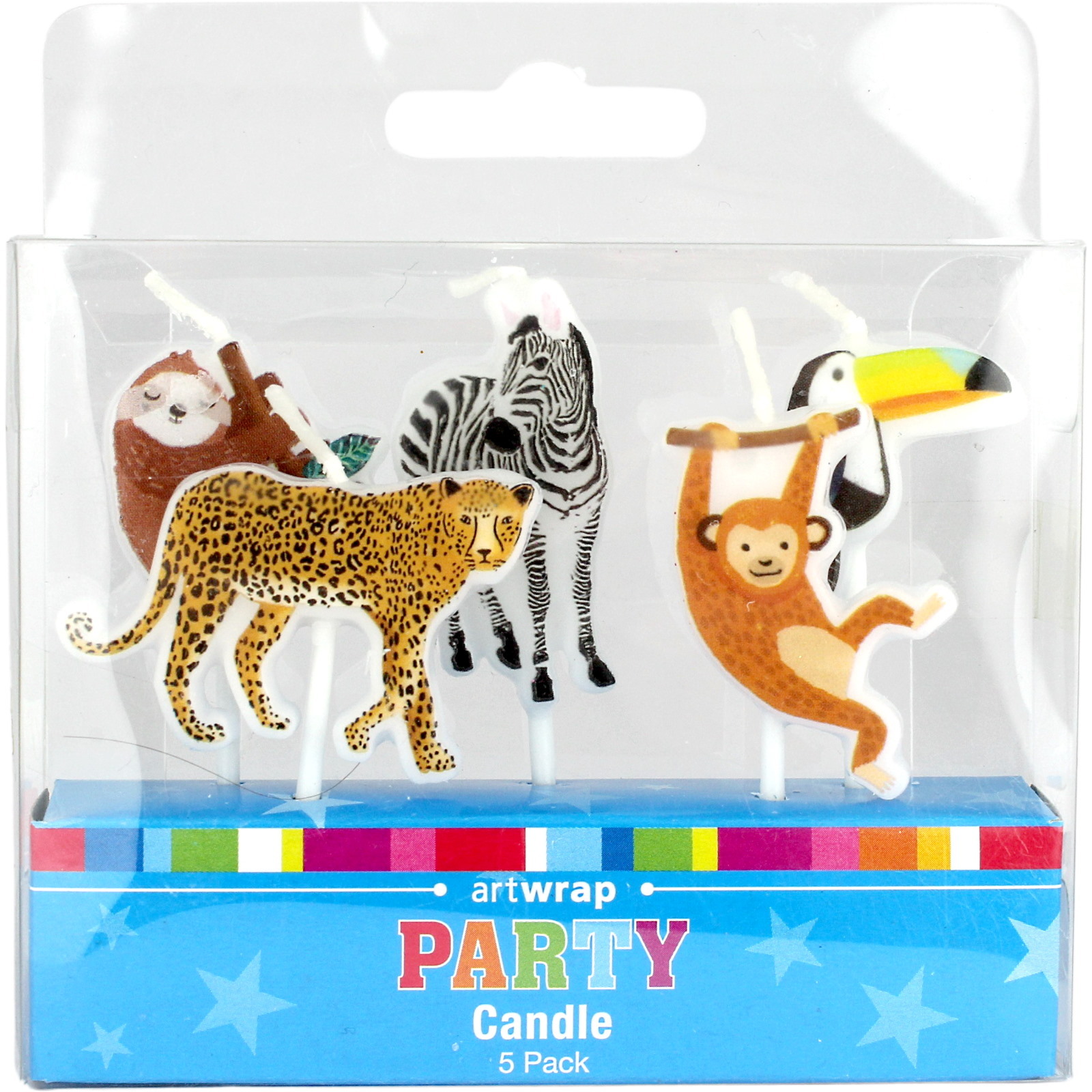 Wild Jungle Mini Candles (Set of 5)