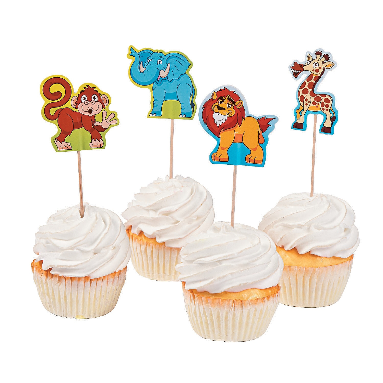 Zoo Adventure Cupcake Picks (Pack of 24)