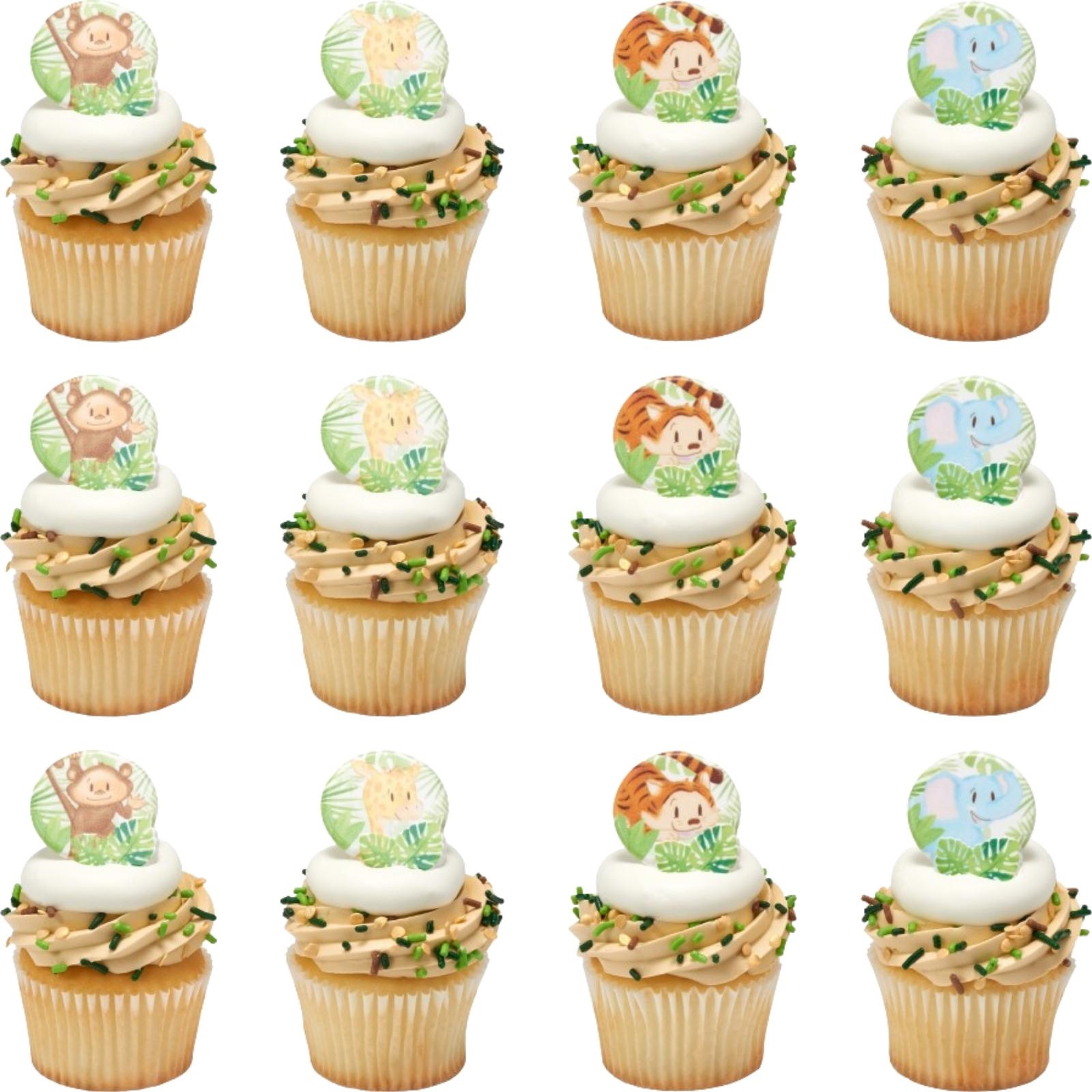 Baby Animal Cupcake Rings (Pack of 12) 