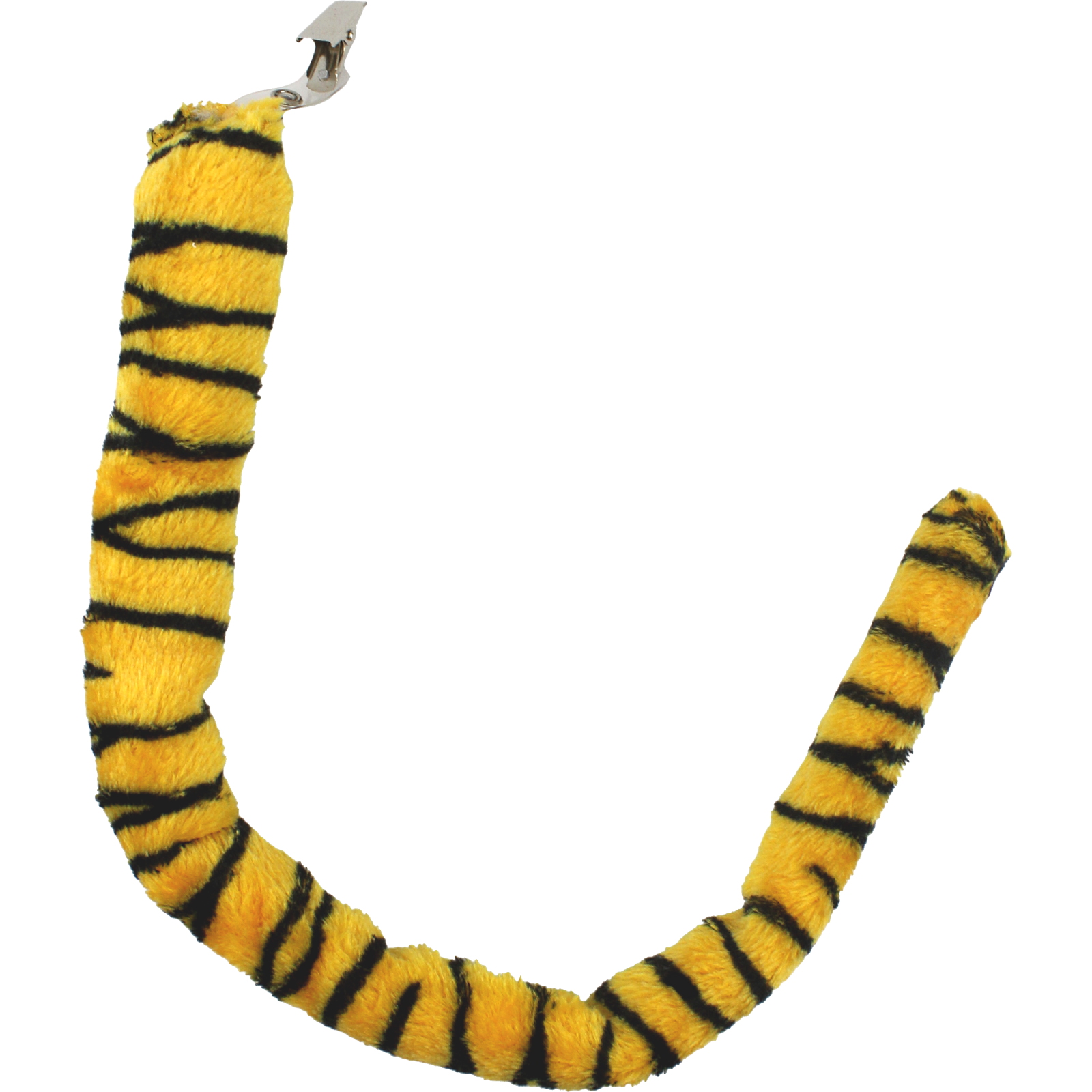 Plush Clip On Tiger Tail