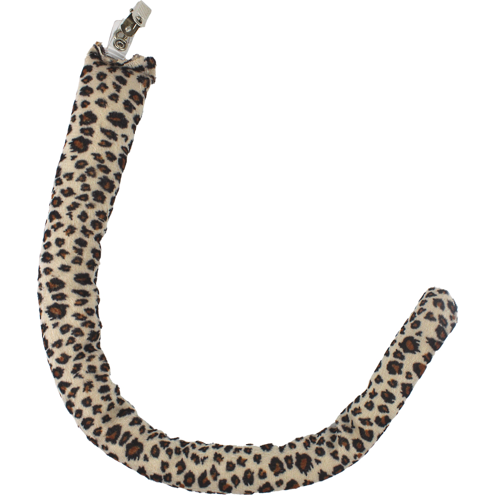 Plush Clip On Leopard Tail