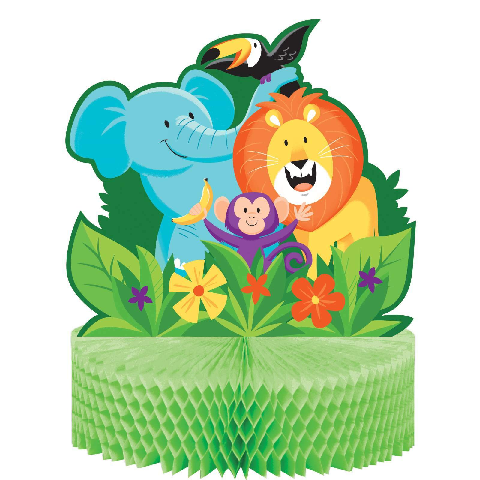 Jungle Safari Honeycomb Centrepiece