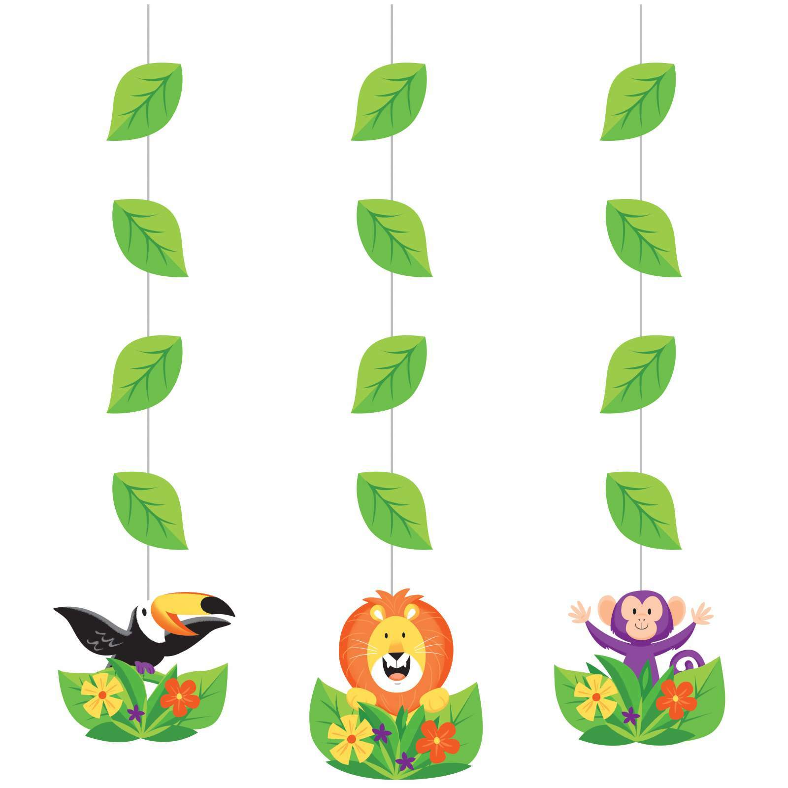 Jungle Safari Hanging Decorations