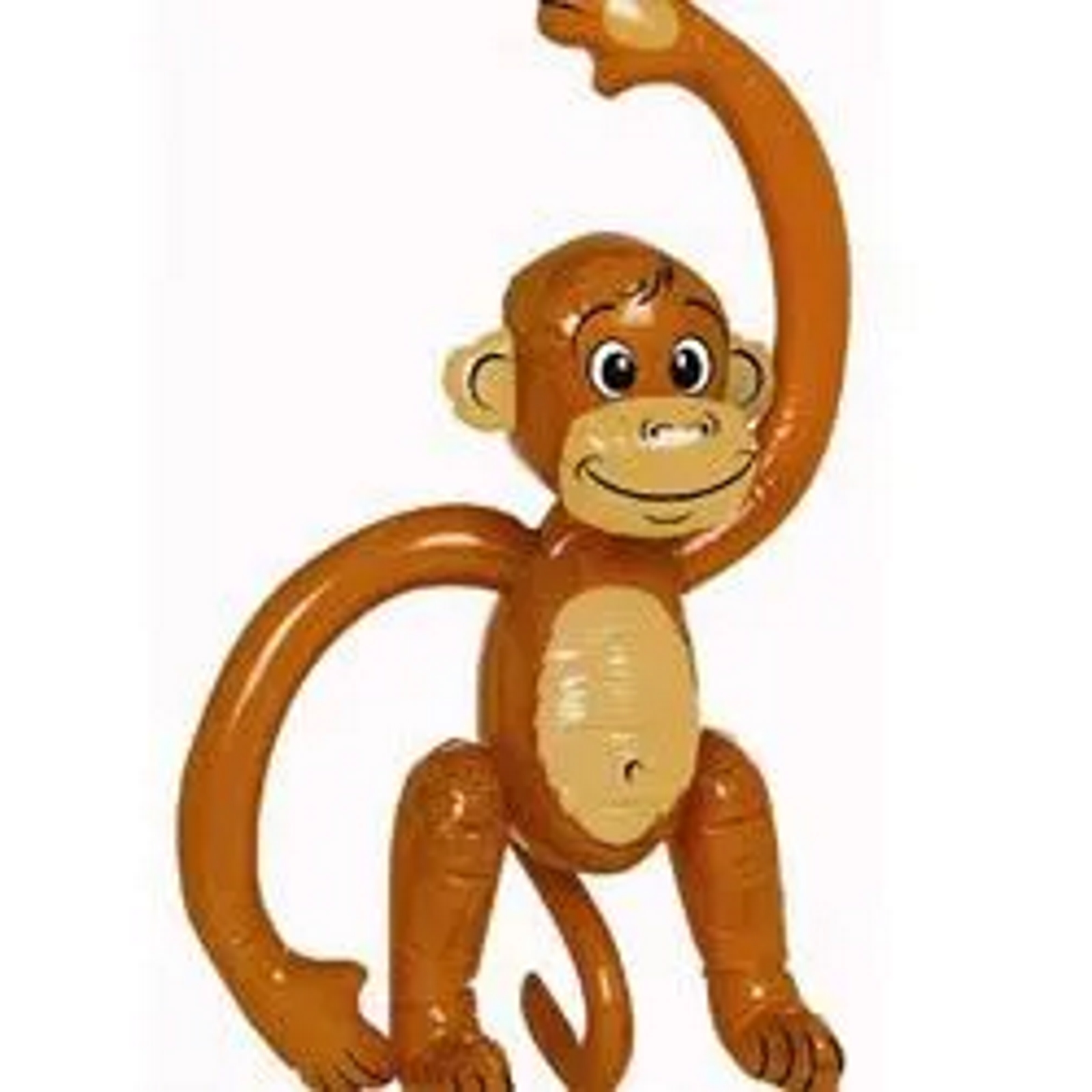 Inflatable Plastic Monkey 50cm Prop