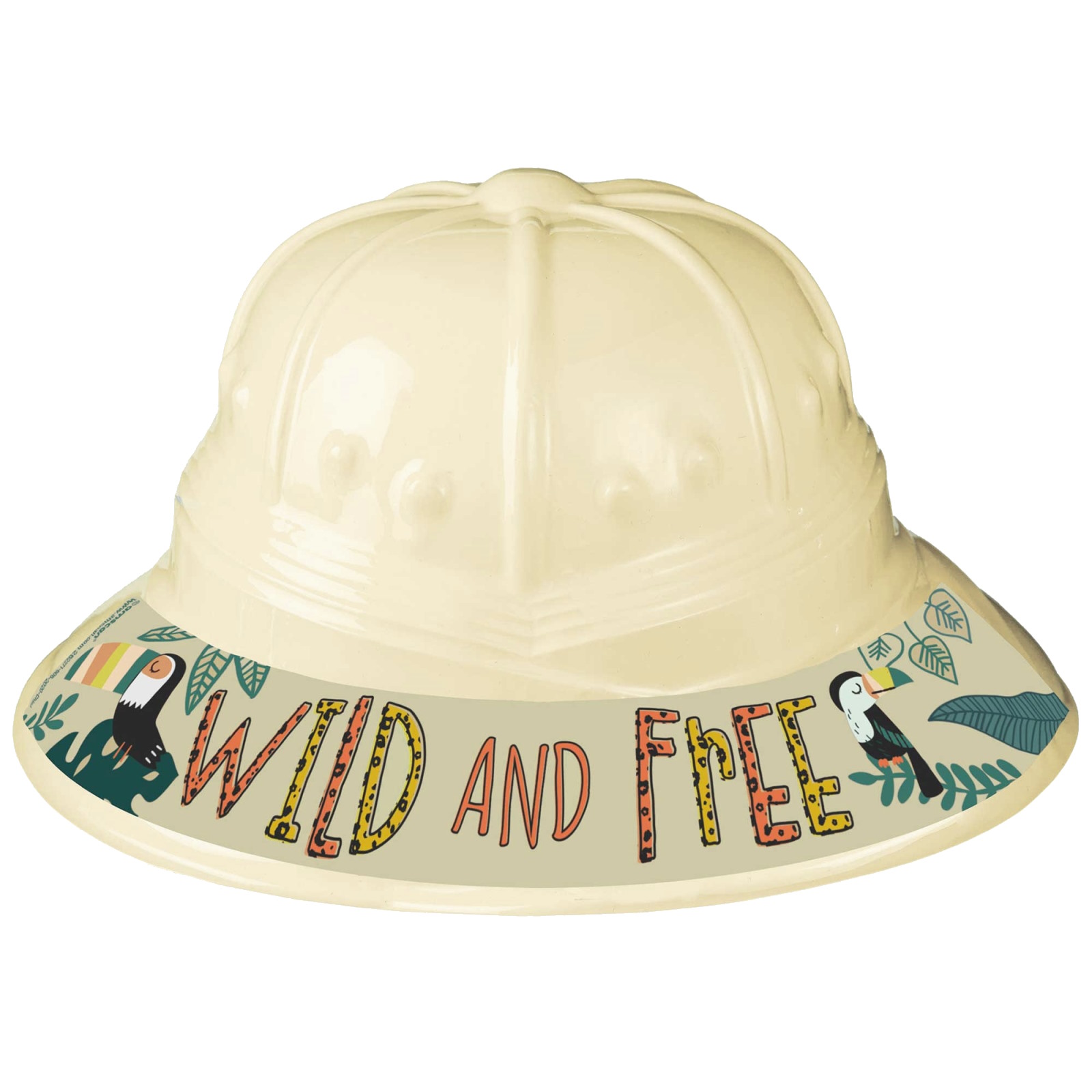 Get Wild Jungle Safari Plastic Hat 58cm