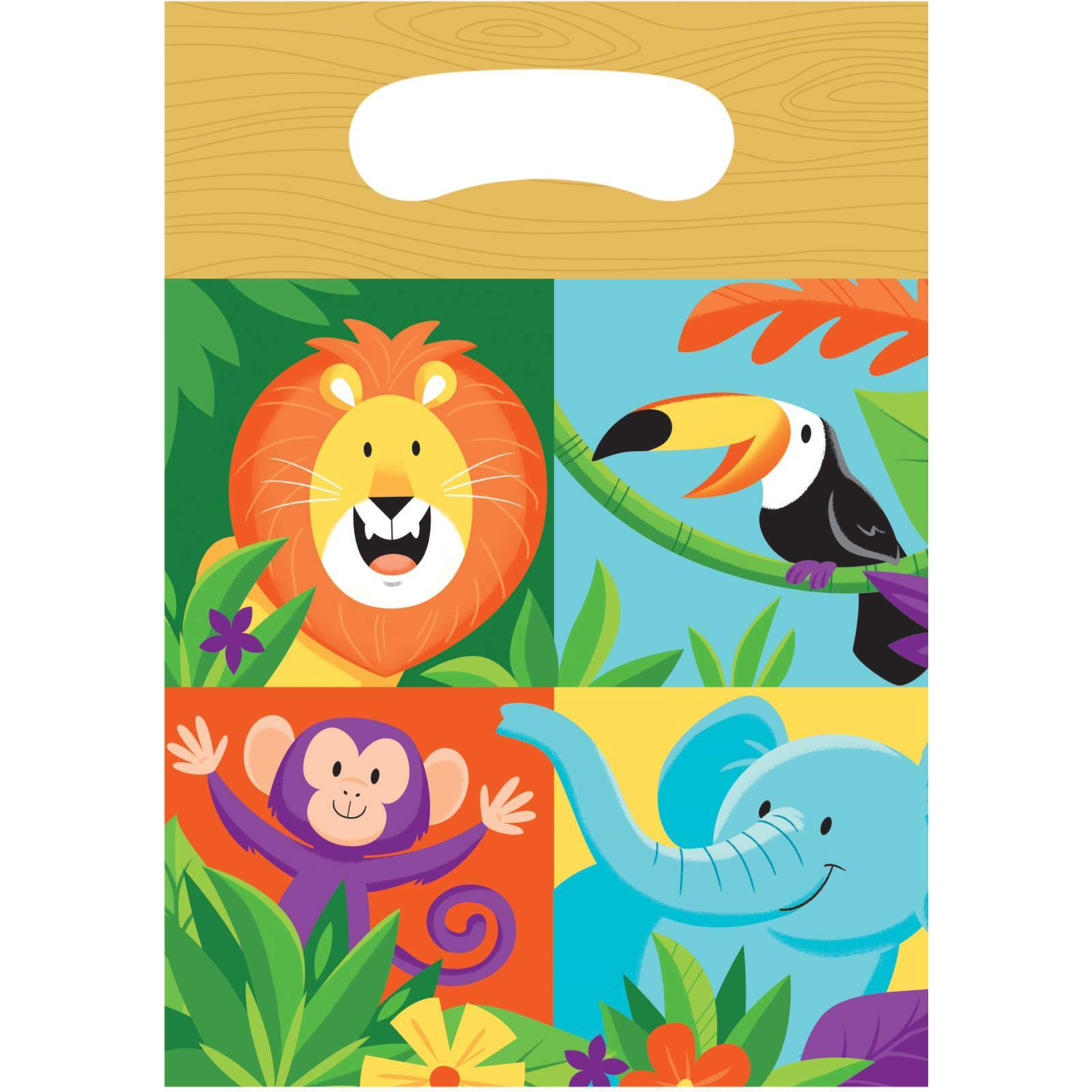 Jungle Safari Lolly / Treat Bags (Pack of 8)