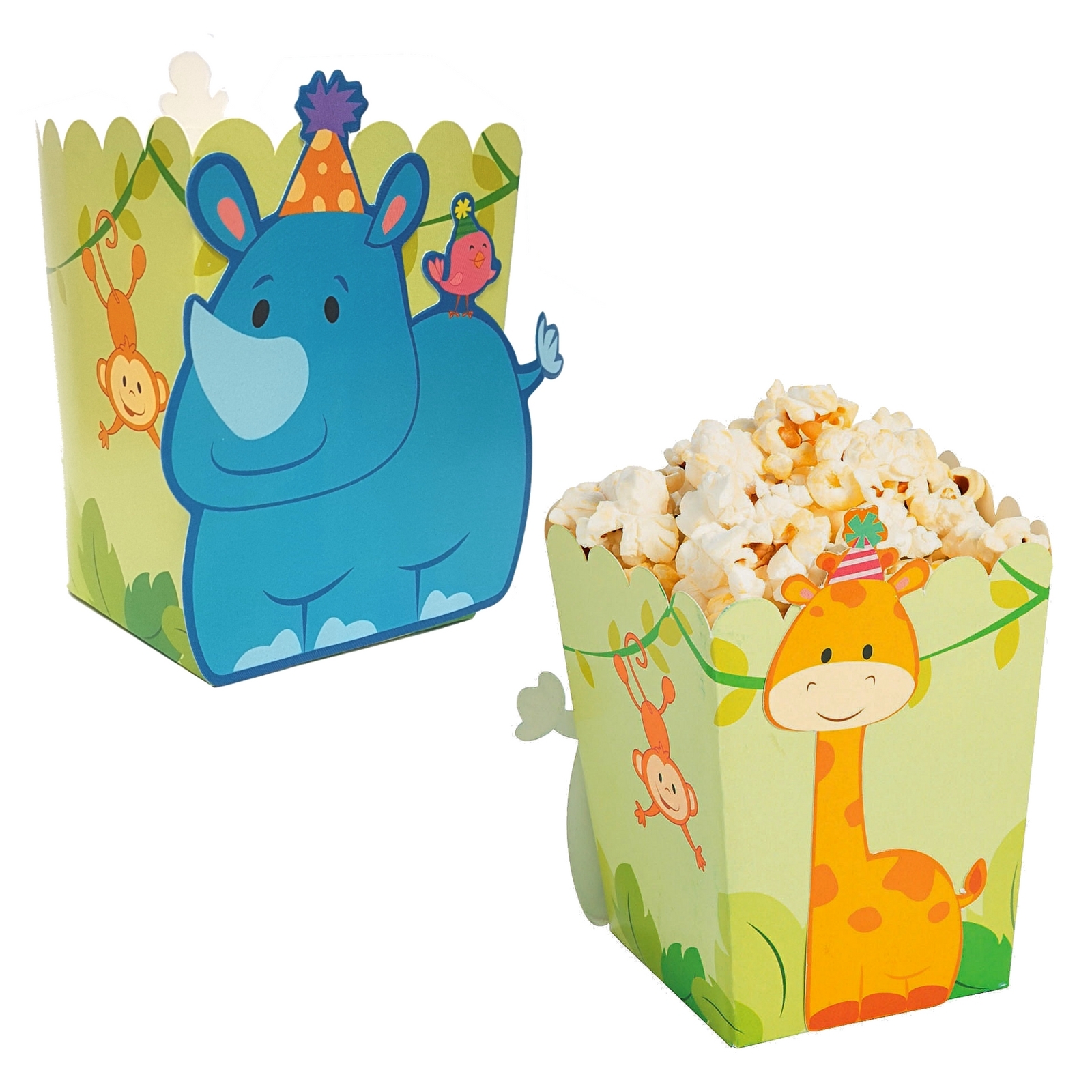 Zoo Animals Mini Treat Boxes (Pack of 24)