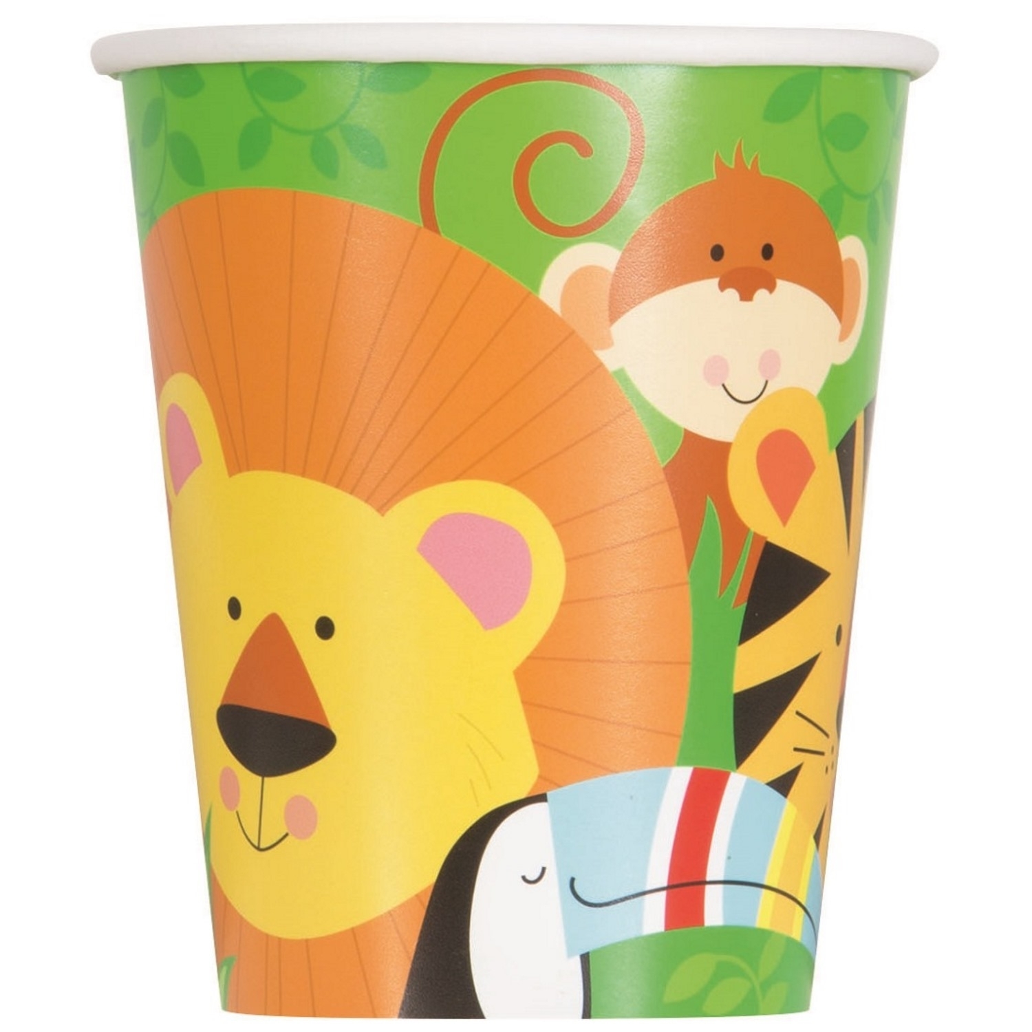 Animal Jungle Paper Cups (Pack of 8)