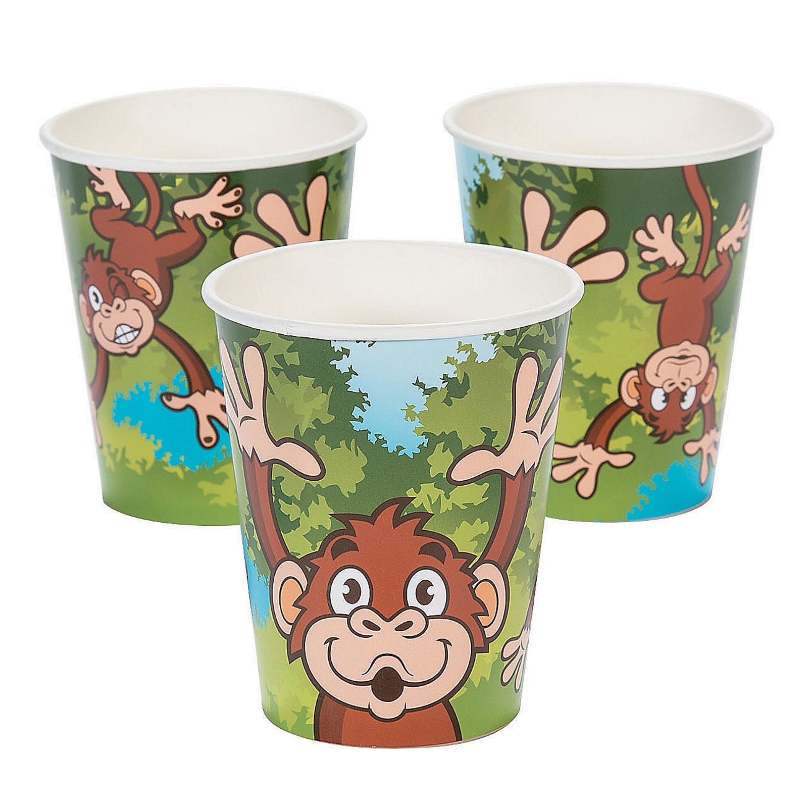 Zoo Adventure Paper Cups (Pack of 8)
