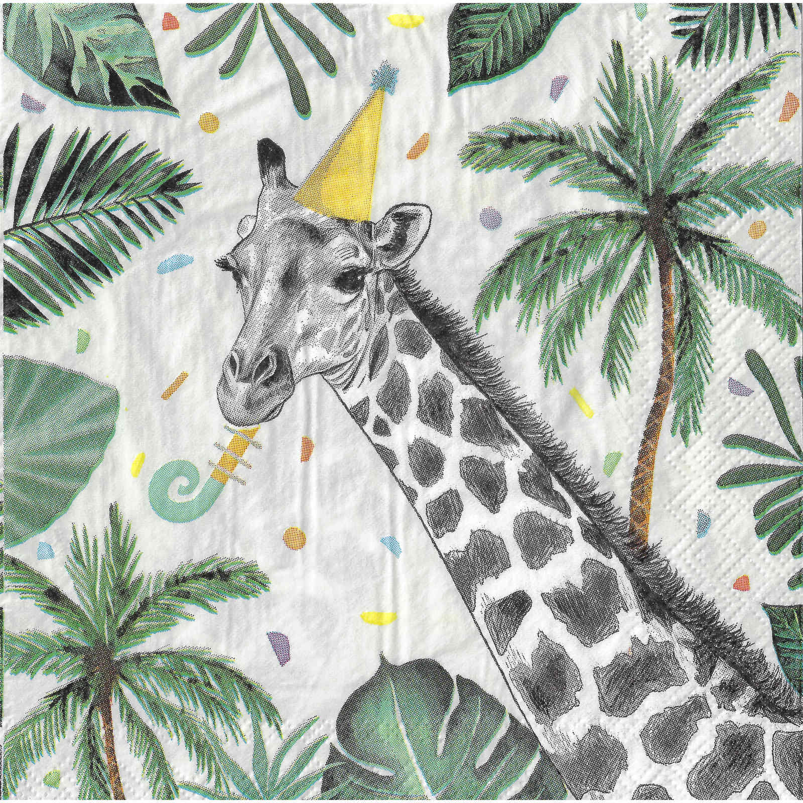 Wild Jungle Party Large Napkins / Serviettes (Pack of 20)