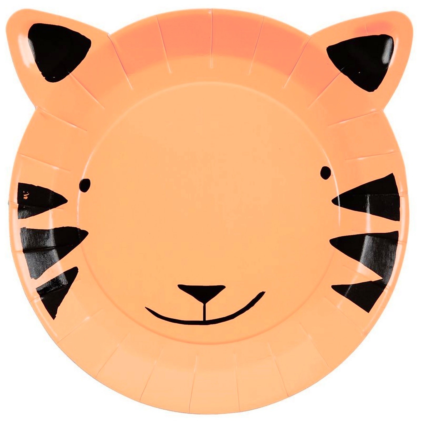Meri Meri Tiger Paper Plates (Pack of 12)
