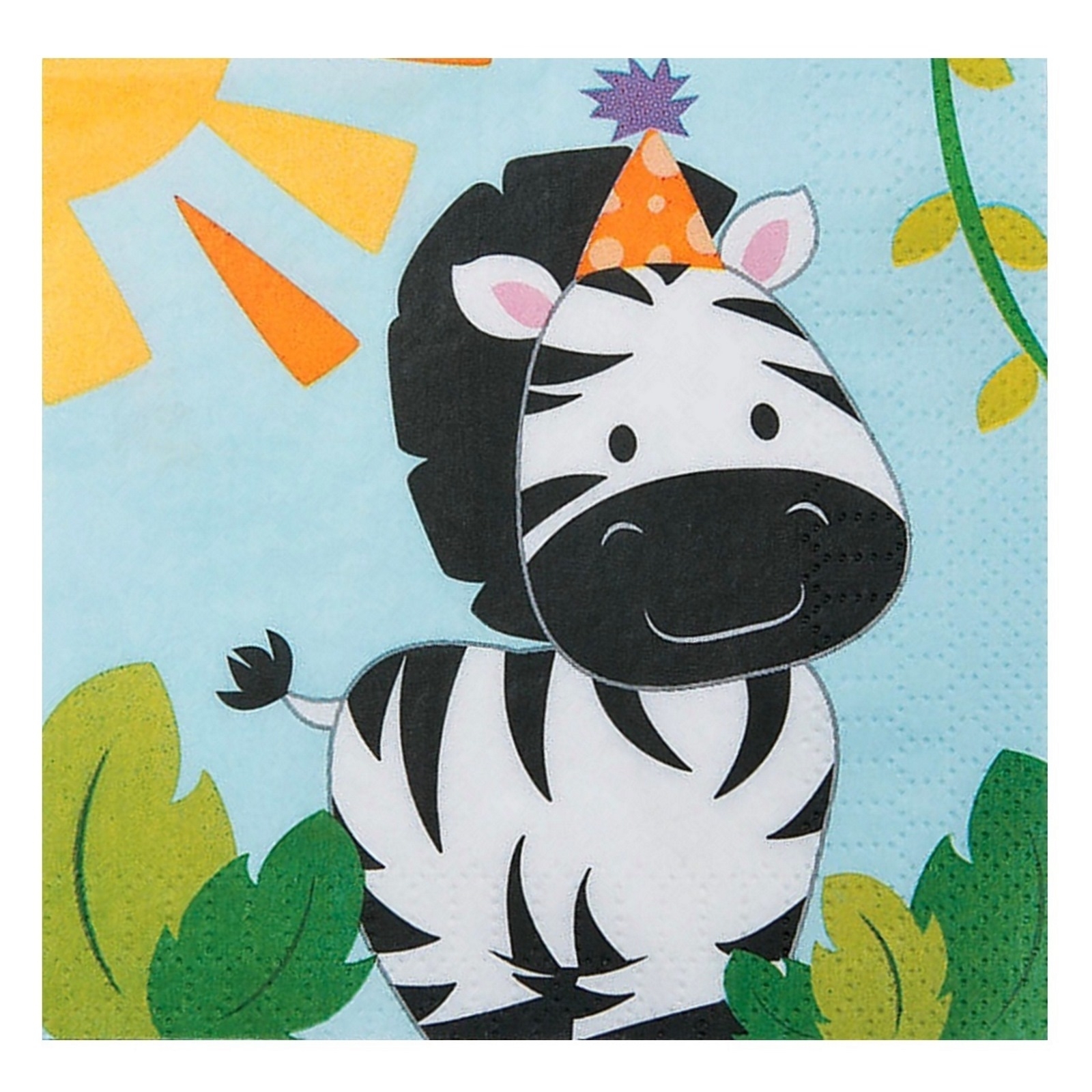 Zoo Animal Small Napkins / Serviettes (Pack of 16)