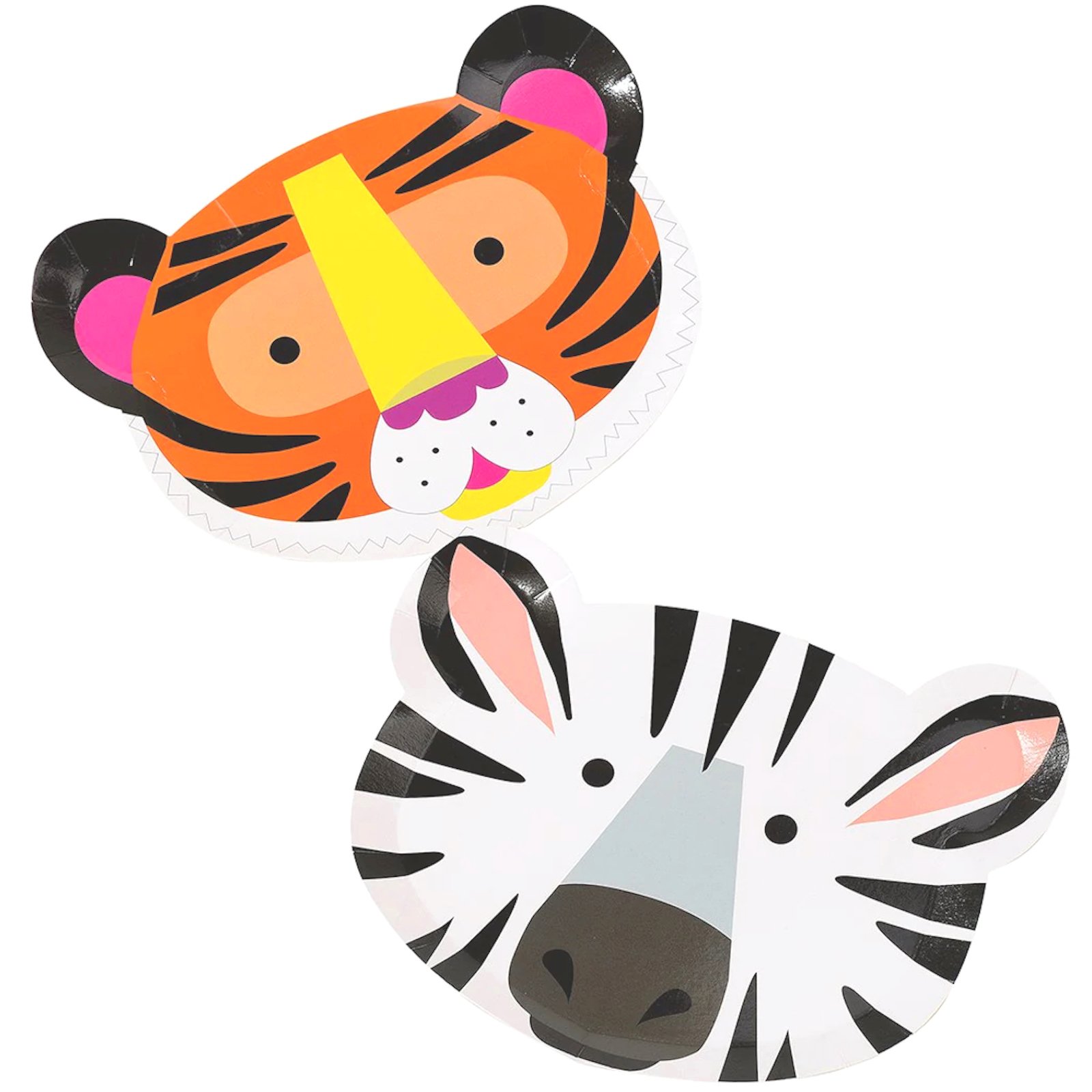 Talking Tables Party Animals Shaped Paper Plates (Pack of 12) 