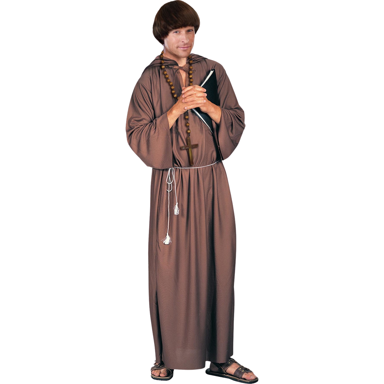 Brown Monk Robe Men's Costume