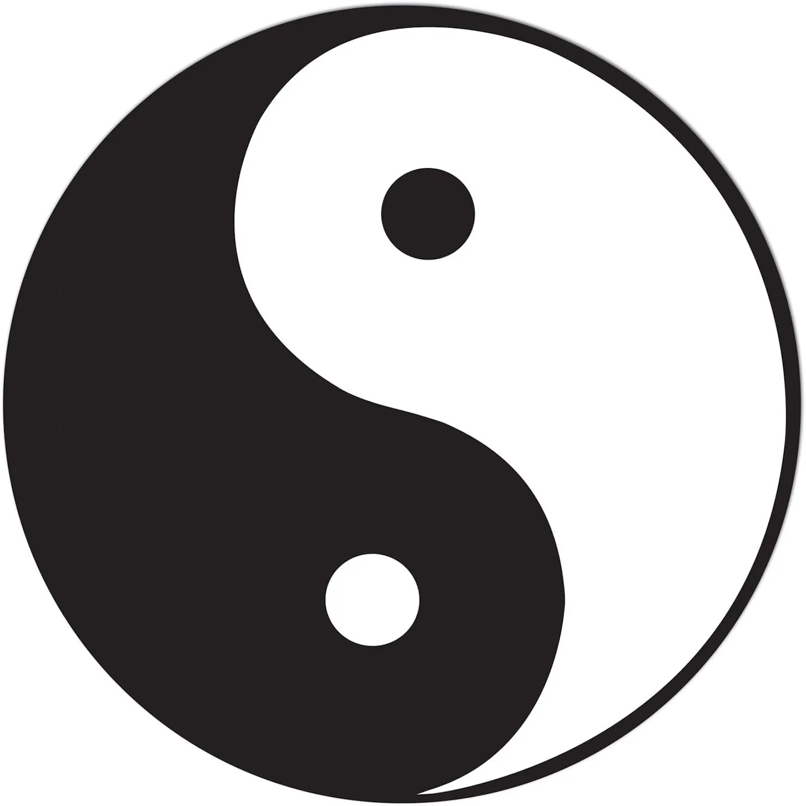 Ying Yang Cutout Wall Decoration