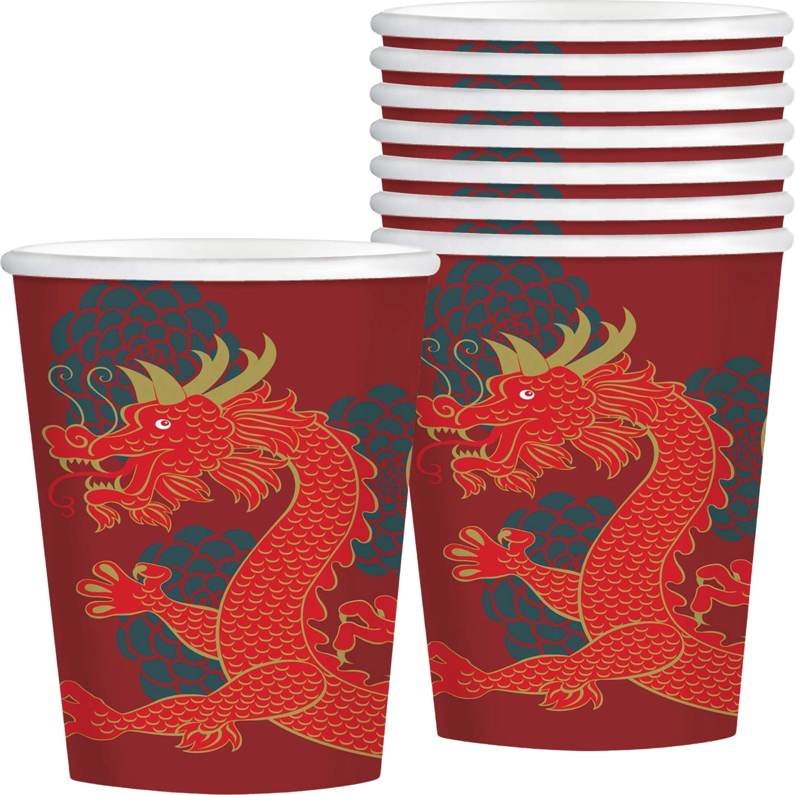 Chinese New Year Paper Cups (Pack of 8)