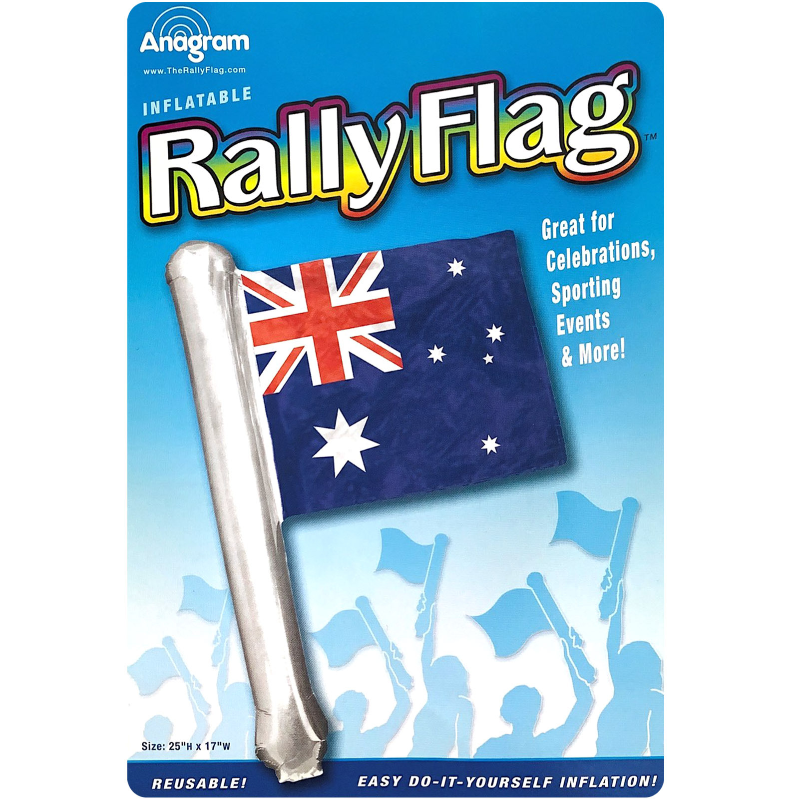 Australian Rally Flag Air Fill Balloon