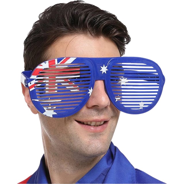 Eyeglasses Novelty Sunglasses Australia Jumbo Aussie Shutter Shade