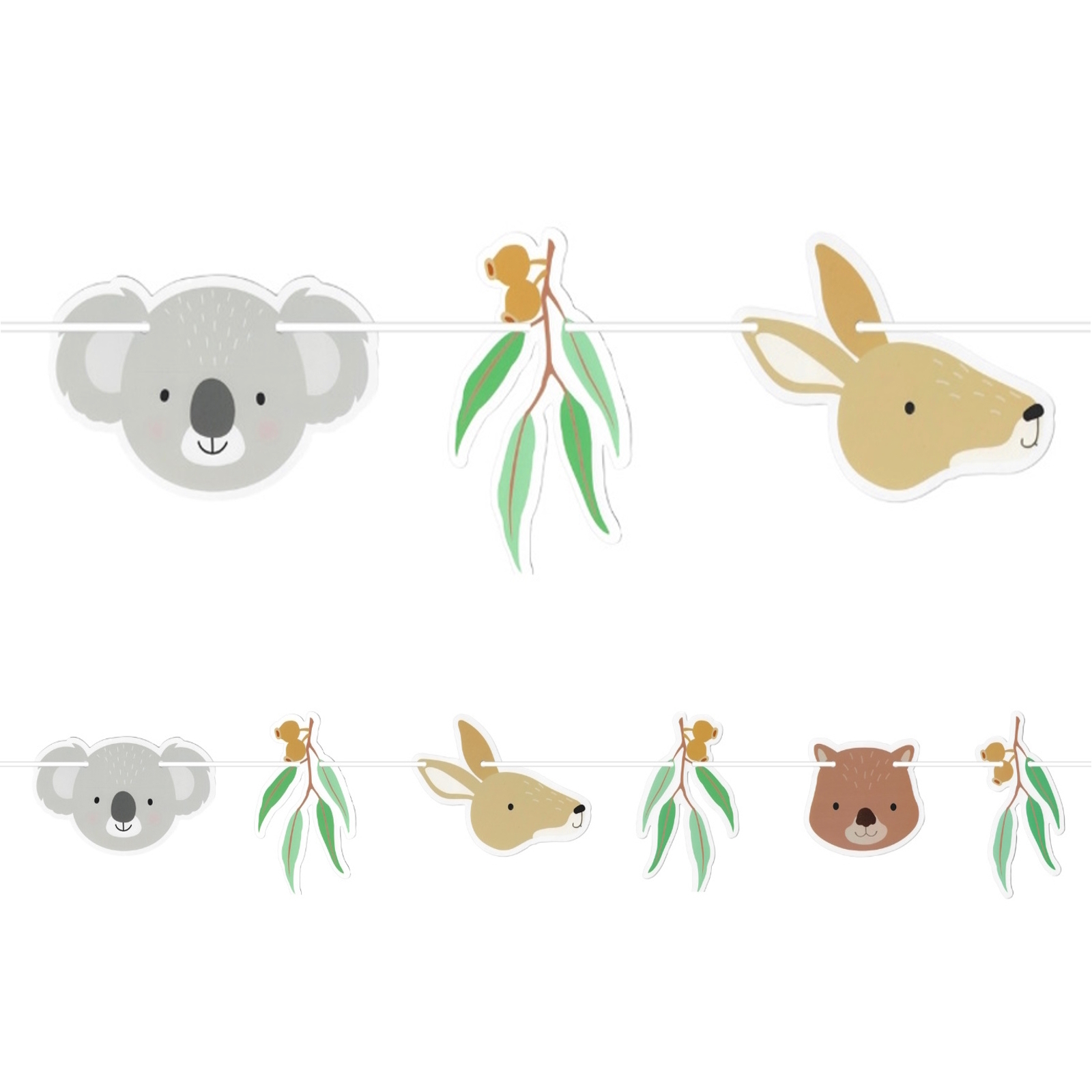 Australian Bush Buddies Garland Banner
