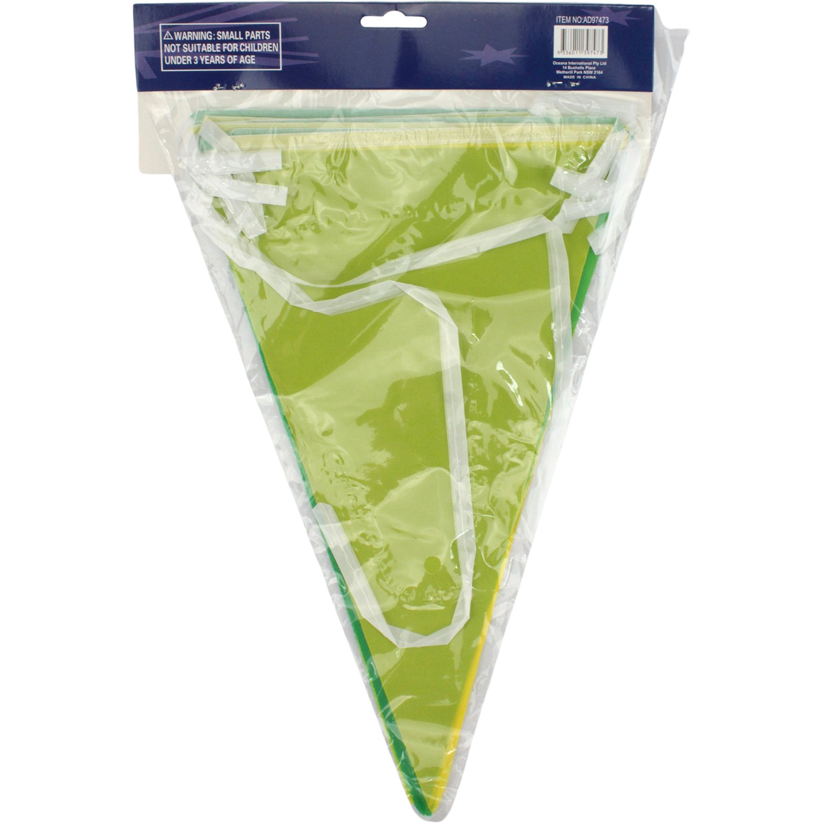 Green and Yellow Flag Banner 5m | Celebrate Australia | Occasion ...