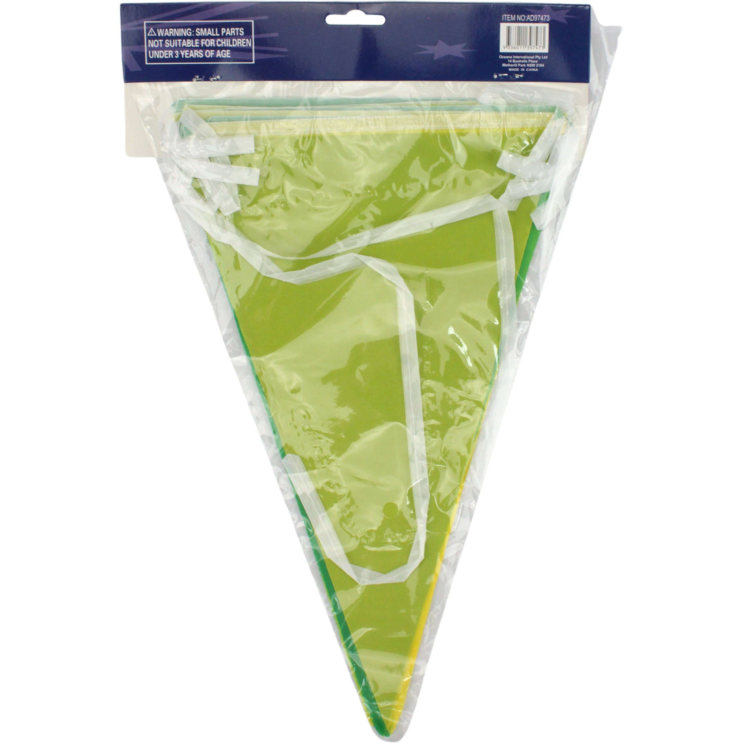 Green and Yellow Flag Banner 5m | Celebrate Australia | Occasion ...
