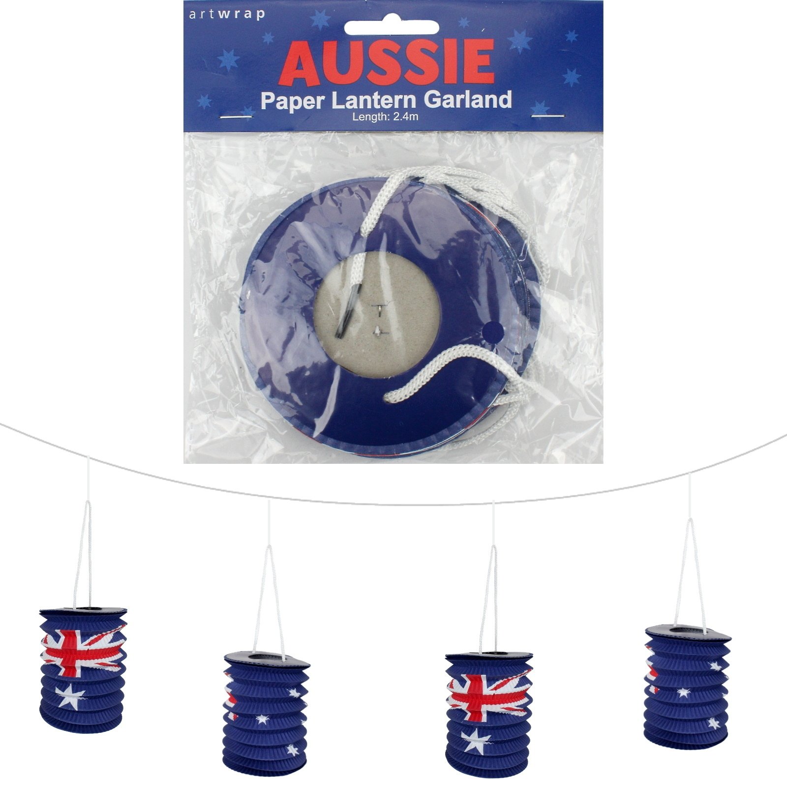 Australia Flag Paper Lantern Garland
