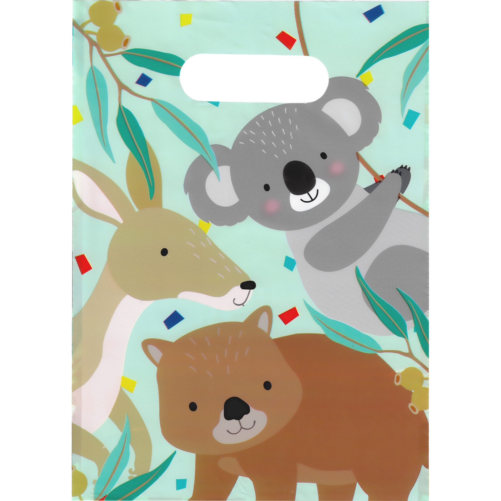 Australian Bush Buddies Plastic Lolly / Treat Bags (Pack of 8)