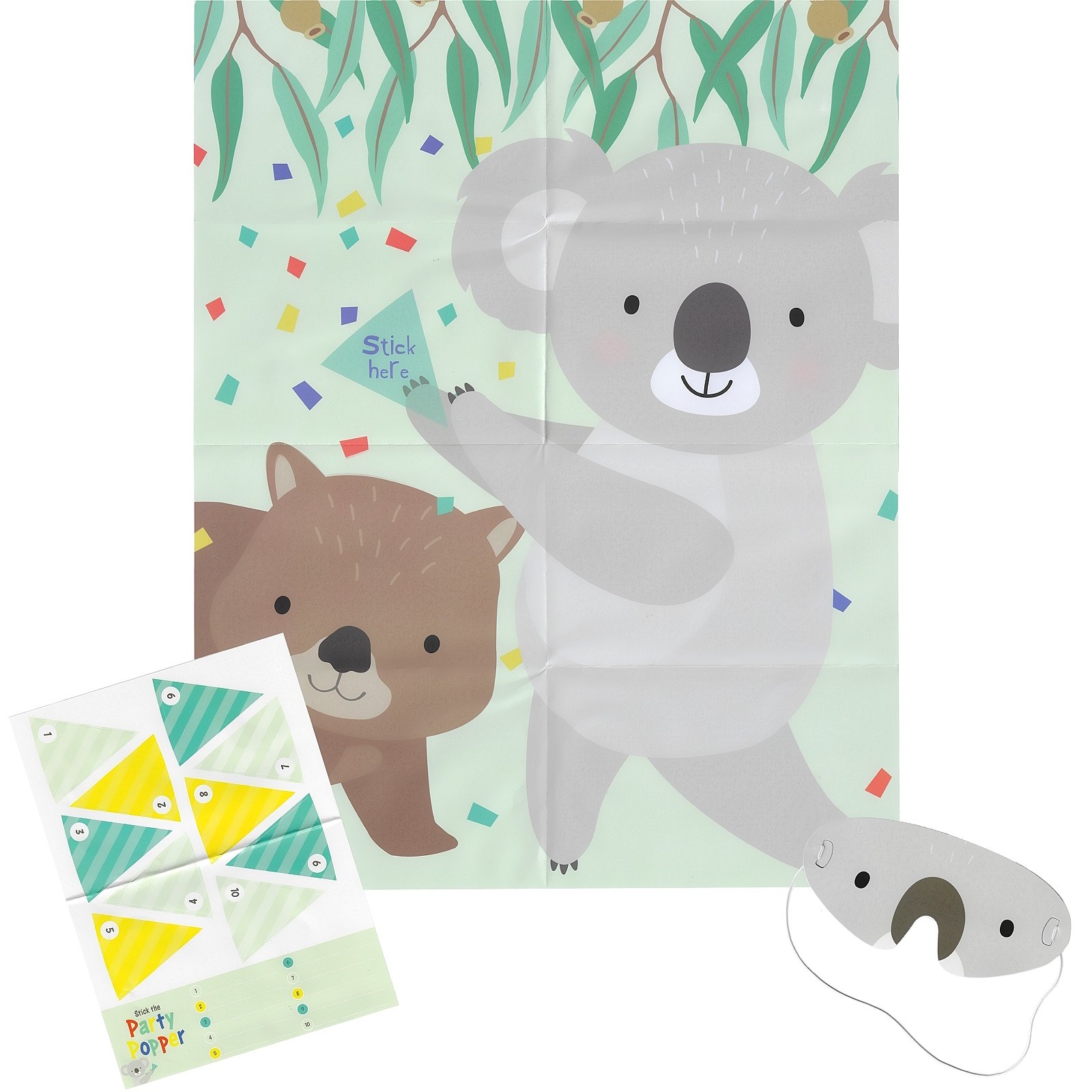 Australian Bush Buddies Pin the Popper Party Game